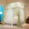 Novo Modelo 2026 Mosquiteiro Dupla Camada Estilo Palácio, Estilo Princesa, para Uso Doméstico, Adequado para Camas de 1,5m/1,8m, Estrutura Espessada, Mosquiteiro Denso, Dropshipping Disponível