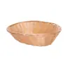 Cesta de Frutas Tejida de Mimbre Sintético, Cesta de Almacenamiento para Frutas y Panadería de Supermercado, Cesta de Exhibición de Mimbre Tejida Completamente a Mano