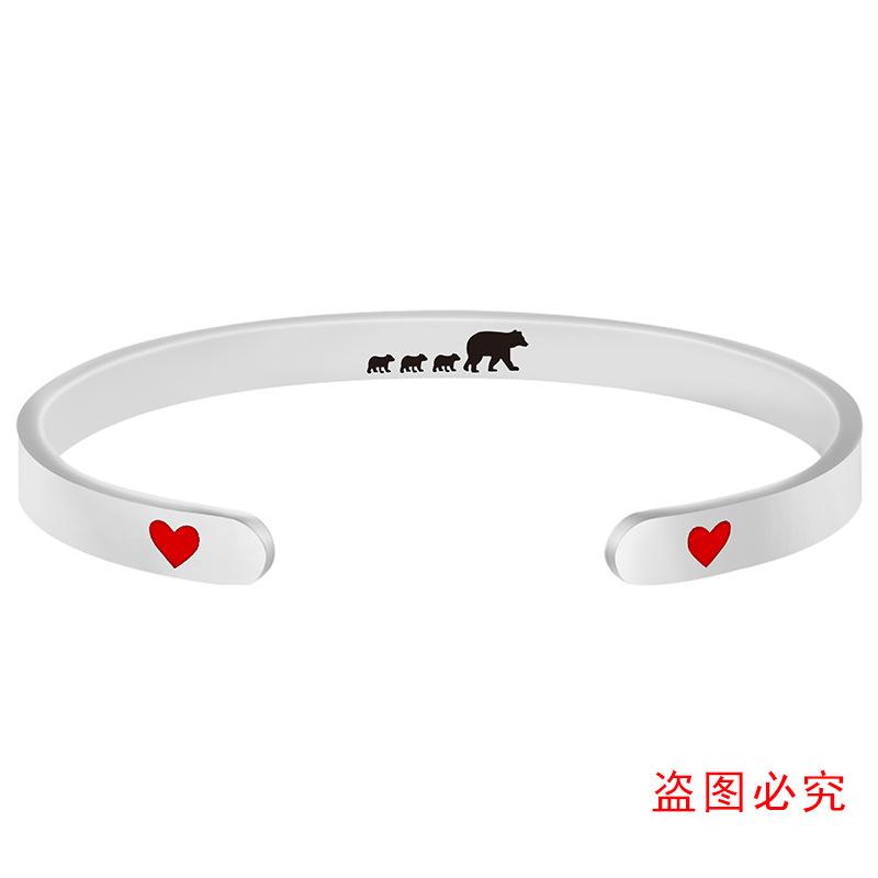 母亲节小熊爱心开口手镯单张图-03