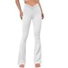 Moda Transfronteriza Europea y Americana Cintura Alta Sexy Correr Entrenamiento Baile Ajustados Acampanados Pantalones Xy8-26