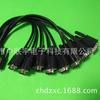 HDB62 macho arrastre 8 DB9 macho cable de puerto serie Cable Multimedia HDB62P M A DB9M * 8 líneas cable para tarjeta PCI