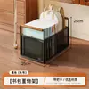Suporte de armazenamento de mochila sob a mesa caixa de livros móvel cesta de armazenamento de livros para sala de aula de estudante sob a mesa com rodas pequeno carrinho