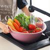 Venta Directa de Fábrica Cesta de Lavado y Escurrido de Verduras de Doble Capa, Recipiente Redondo Multifuncional de Plástico para Lavar Verduras en Casa, Cesta para Frutas, Envío Directo de Una Pieza