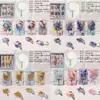 Nuevo y lindo gancho de dibujos animados de Stitch para uso doméstico, colgador práctico para bolso al lado de la mesa, gancho de escritorio, no requiere taladro