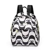 Bolsa de viaje casual para compras, gran capacidad, mochila escolar para estudiantes, mochila con estampado nuevo, bolsa ligera de tela de nailon impermeable