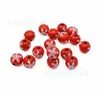 Novas Contas de Madeira de Lótus 16mm para Crianças Artesanato DIY Floco de Neve de Natal Contas de Madeira Coloridas Contas de Madeira Decorativas Acessórios para Joias
