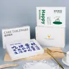 Caja de Cubiertos para Pastel de Cumpleaños Caja de Empaque para Vajilla Plato Desechable de Papel para Repostería Plato para Cubiertos Caja para Velas Caja de Juego