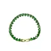 Pulseira de Coração com Zircônia Microincrustada e Cravejada de Diamantes, Moda Transfronteiriça Europeia e Americana, Joias de Venda Quente, Acessórios da Moda