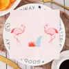 Decoração de Festa Flamingo Transfronteiriça Guardanapo de Papel Restaurante Ocidental Papel Toalha Textura Estéreo em Relevo Papel Toalha Quadrado Fabricante Impressão
