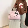 Bolso de Gran Capacidad Bolsa para Viajes Cortos Kt Bolsa de Equipaje para Viaje de Negocios Hello Kitty Bolso de Hombro Informal Bolsa Tote de Dibujos Animados para Mujer
