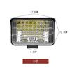 Caminhão de carro levou holofotes transfronteiriços modificados veículo off-road grande visão longe e perto Luz super brilhante iluminação modificada invertendo luz