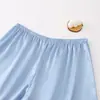 117 Modelos Europeus e Americanos Tamanho Plus Cinza-Azulado Cor Sólida Conjunto de Pijama Feminino Comércio Exterior Transfronteiriço Manga Curta Shorts Roupa de Casa