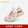 Zapatos para niños Balabala, zapatos de malla cómodos y transpirables de primavera y otoño para niñas, zapatillas de correr dulces y exquisitas