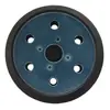 Disco de lijado eléctrico de 6 pulgadas, 6 agujeros, 4 ojos, disco azul, autoadhesivo, lijadora de disco de lijado de flocado, disco de pulido para chasis de máquina lijadora