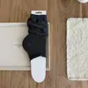 Calcetines de verano de color liso estilo ins japonés, calcetines holgados tipo slouch simples para mujer primavera-verano, calcetines finos sin pie para pantorrilla