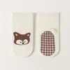 Meias de Chão para Bebê para Primavera e Outono, Meias de Algodão Antiderrapantes para Interior para Educação Infantil, Meias de Cano Médio para Trampolim de Outono e Inverno, Meias Antiderrapantes Macias de Borracha