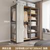 Guarda-roupa de canto para casa quarto guarda-roupa simples forte e durável engrossado com estrutura de aço montada guarda-roupa de metal