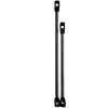 Abrazadera de Tensión de Hierro Transfronteriza de Ángulo 90 grados Soporte Triangular, Negro Electroforético, 6.0*198 Accesorios de Fijación para Muebles.
