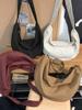 Bolso Dumpling con Textura de Algodón y Lino 2025 Nuevo Bolso Cruzado Casual Japonés Bolso de Tela Gran Capacidad Bolso de Hombro Mochila Escolar