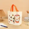 Bolsa de lona para premio del Día del Maestro en existencia, excelente bolsa de mano de agradecimiento para maestro, regalo de estudiante para maestro