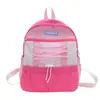 Nova Bolsa Infantil de Outono para Uso Externo Casual Mochila para Meninos e Meninas Leve na Moda Pequena Mochila de Menina Grande Capacidade na Moda