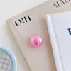 Chen Ming Cuentas Redondas de Acrílico con Medio Agujero, Cuentas Brillantes, Cuentas de Colores Vibrantes, Cuerda para el Cabello DIY, Llavero, Accesorios al por Mayor