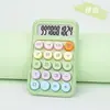 Calculadora de Pantalla Grande Corazón de Niña Linda Creativa Color Macarrón Simple Portátil Botón Dopamina Calculadora Estudiante