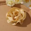 Coreano Elegante y de Moda Elegante Brillo Fino Satén Rosa DIY Diadema Cuerda para el Cabello Tocado Broche Collar Accesorios de Flores