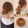 Nido de Pájaro Rizo Perezoso para el Cabello Artefacto de Bola Alta para Cola de Caballo Anillo de Cabello de Nido de Pájaro con Pinza Rizo de Cabello Accesorios para el Cabello