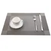 Teslin Pvc Salvamanteles Western Mantel de Mesa de Hotel Mantel Aislante para Platos Mantel Tejido para Vajilla Mantel para Tazas y Tazones Escritorio