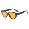 Gafas de Sol Europeas y Americanas para Mujer 2024 Nuevas Gafas de Sol Ojo de Gato Color Castaño Alto Sentido Protección UV Moda Marco Pequeño Gafas de Sol GM