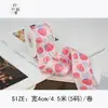 Cinta Doble Cara de Satén con Estampado de Fresas Dulces y Lindas, Lazo Hecho a Mano, Cinta de Fresas, 4cm