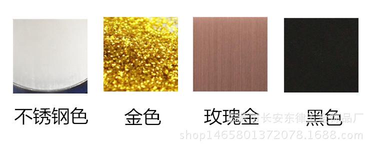现货批发不锈钢心形小吊坠吊牌 电镀金色桃心吊坠 LOGO爱心尾坠