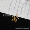 Matriz Mágica Estrella de Cinco Puntas Luna Mar Ancla Accesorios de Aleación Colgante Hecho a Mano diy Accesorios para el Cabello Soporte para Bar Material