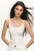 10183 # Estilo Novo de Verão Renda Pura Renda Botão Design Camisola Slim Fit Peça Única Feminina com Bojo