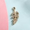 Hoja Colgante Pequeño Colgante de Diamante Accesorios Aleación Accesorios de Joyería DIY Ropa Bolso Adorno para la Cabeza Pulsera Llavero