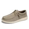 Zapatos de lona ligeros para hombre transfronterizos ensanchados talla extra grande planos talla 48 pies anchos pies gordos zapatos de lona para hombres talla extragrande zapatos de tela para mendigos