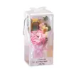 Presente Criativo de Aniversário para o Dia das Mães: Caixa de Presente com Flores de Lã de Girassol e Rosa Tricotadas para Mãe e Amigas