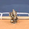 Latón Retro Antiguo Dios Tailandés de la Riqueza Dios Elefante Adornos Decoración de Escritorio Adornos Colección de Artesanías Adornos de Mano