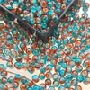 Hilo de Cuentas de Vidrio Crackeladas de 10 mm Cuentas Sueltas Hecho a Mano Accesorios de Decoración DIY Pulsera Collar Ropa Material de Cuentas de Vidrio