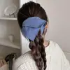 Novo lenço quadrado estilo coreano para cabelo, elástico de cabelo estiloso, faixa elástica para tranças, acessório de cabelo scrunchie estilo floresta para meninas