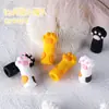 Tijeras para cutícula de manicura Cubierta protectora de silicona Garra de gato linda Recomendado Herramienta de tijeras para uñas Cubierta anticaída Venta directa de fábrica