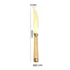 Acero Inoxidable 304 Vajilla Occidental Cuchillo, Tenedor, Cuchara de Estilo Romano, Cuchara de Servir, Espátula para Pasteles, Cuchillo para Mantequilla, Utensilios de Servicio para Restaurante