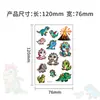 Amazon Transfronterizo Nuevo Impermeable Protección Ambiental Niños Pequeños Dinosaurio Tatuaje Pegatina Jardín de Infancia Premio Educación Temprana Tatuaje Pegatina