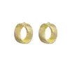 Pendientes Geométricos Escarchados Brillantes para Mujer, Pendientes Simples Estilo Retro de Hong Kong, Lujo Accesible, Pendientes de Gama Alta de Nicho para Otoño e Invierno