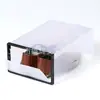 Fábrica Xionghui Caja de Zapatos Transparente Grande Engrosada para Hombre Caja de Color Gabinete de Zapatos para Artículos Varios Caja de Almacenamiento con Gancho