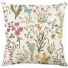 Funda de Almohada Floral Minimalista Moderna Personalizada Cubierta Cruzada Amazon Hogar Sala de Estar Sofá Cabecera Funda de Cojín Funda de Cojín