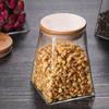 Pote de Vidro Selado Doméstico Tianyuan Place Pote Garrafa de Armazenamento para Cozinha com Tampa Armazenamento de Lanches Pote de Armazenamento Transparente à Prova de Umidade