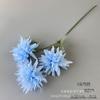 Flor artificial 3 cabeças Crisântemo Espinhoso Australiano flor de casamento fileira de flores material para teto Salão de Casamento decoração de hotel decoração suave para estúdio de fotografia