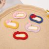 Diy lãs de malha arco princesa acessórios de cabelo semi-acabados acessórios de vestuário atacado